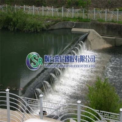 Barragem de borracha inflada com água Açude de borracha