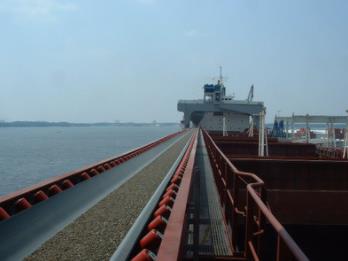 Cinturão de borracha transportadora para a indústria