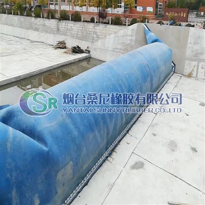 Airbag de borracha inflável para represa de borracha