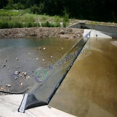 Barragem móvel/barragem de borracha para controle de água